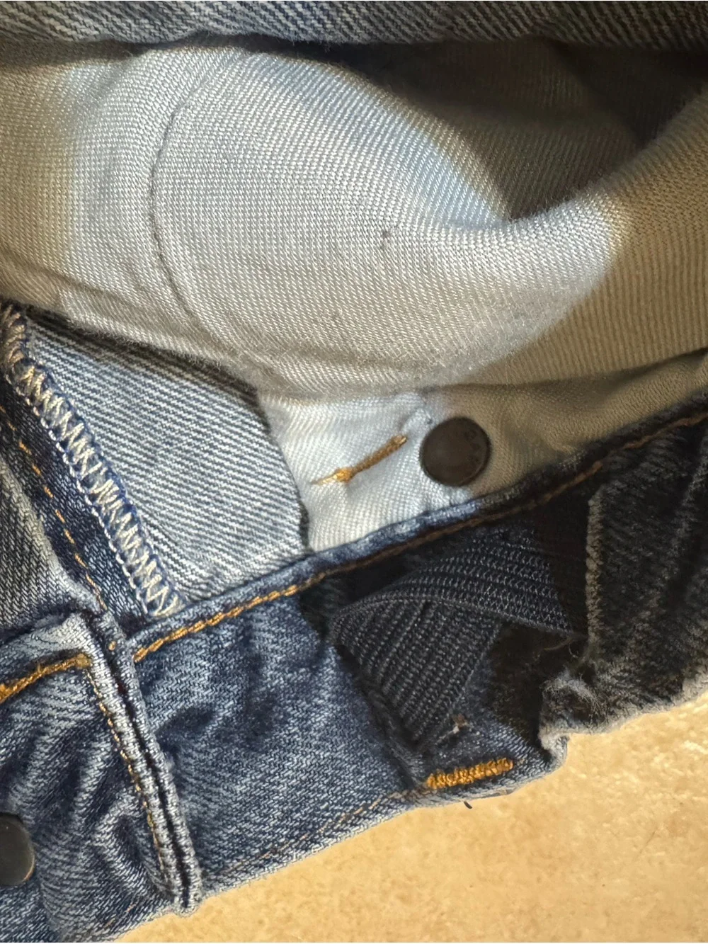 GAP Medium Blue Relaxed Straight Jeans